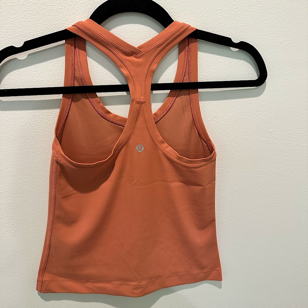 Lululemon, size 4, burnt orange